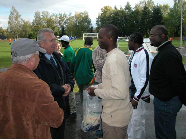 Rozloučení s mužstvem Nigérie